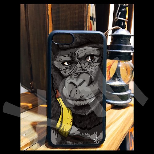CHIC SHOP 插畫設計館 大猩猩 猩猩 手繪 客製化 手機殼 iPhone 14 13 12 11 XR X 8 7 6