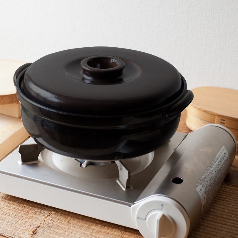 4TH MARKET Japanese Classic Stew Pot-Black (3000ML)