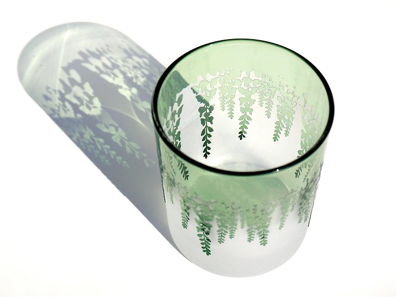 浅藤のグラス - 茶具/茶杯 - 玻璃 綠色