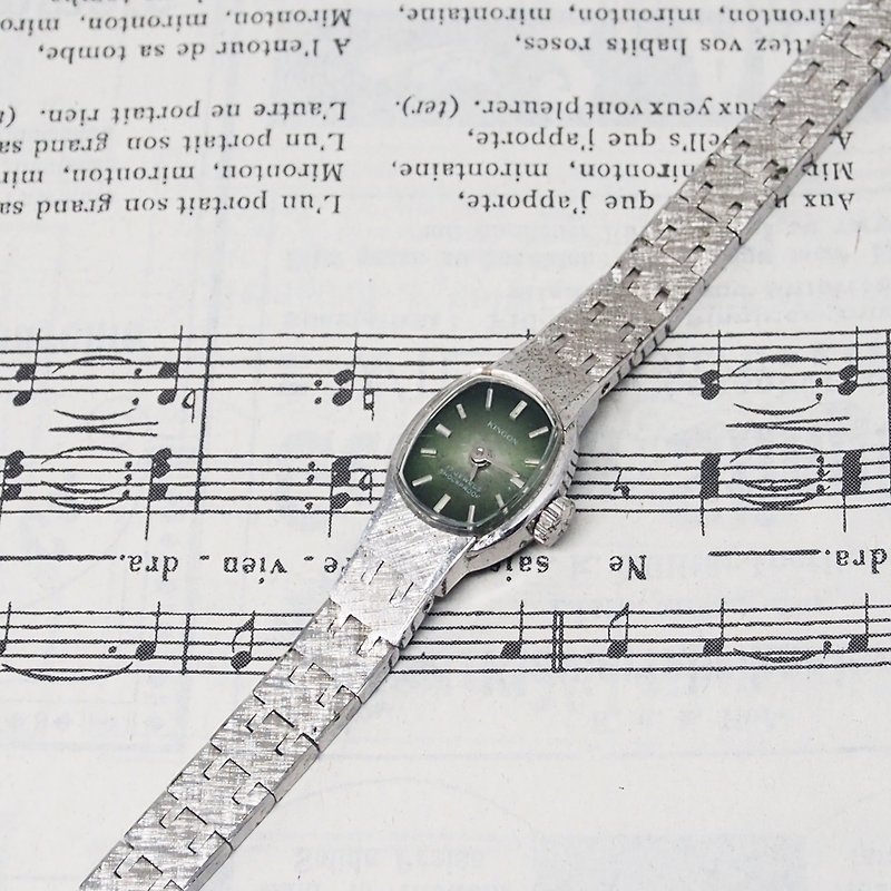 1970 年代 銀色 KINGON   古董機械錶 - 女錶 - 其他金屬 銀色