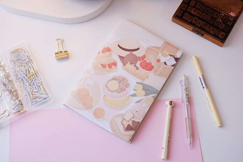 Notebook A5 (Picnic) - 筆記本/手帳 - 紙 橘色