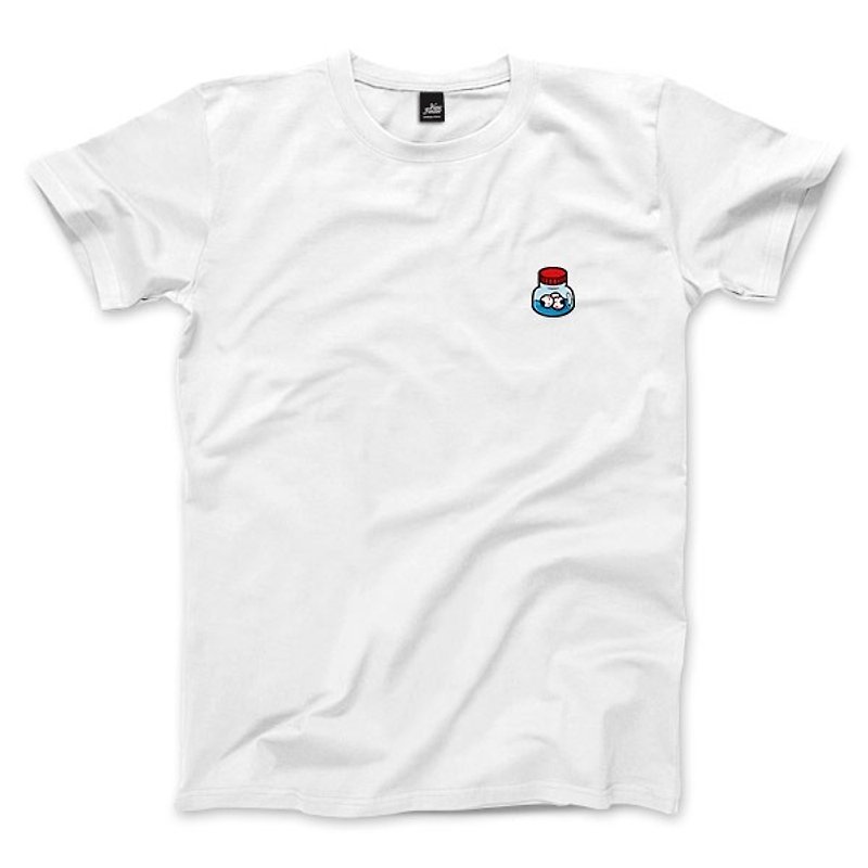 Eye Drops-White-Unisex T-shirt - Men's T-Shirts & Tops - Cotton & Hemp White