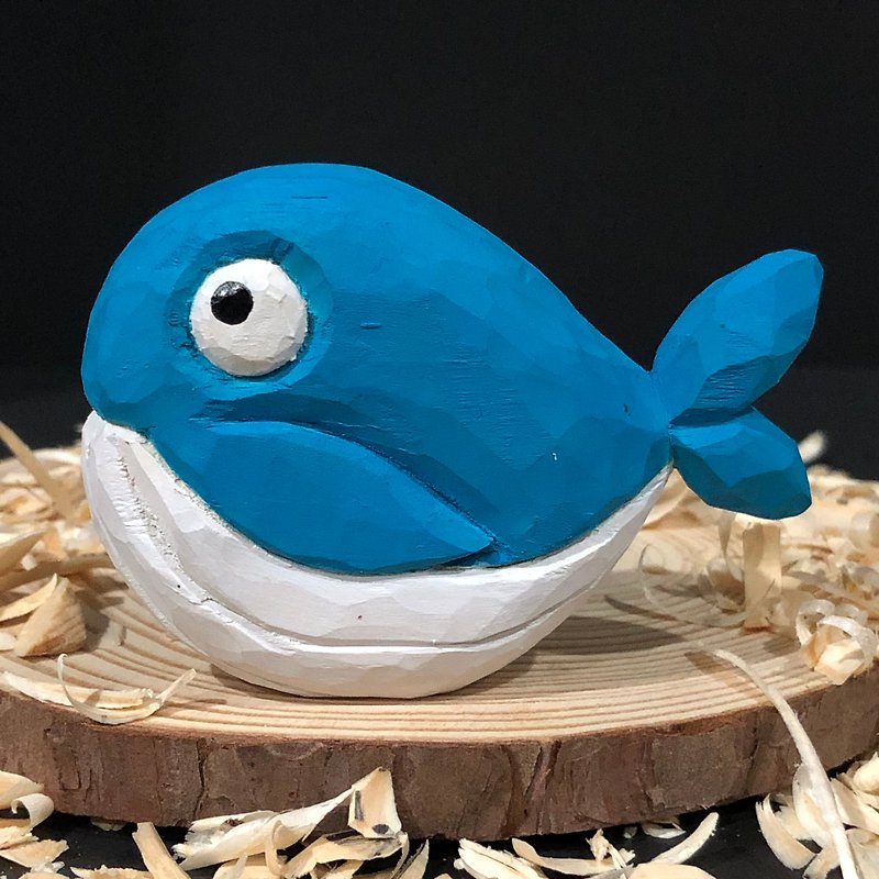 Whale - Items for Display - Wood Multicolor