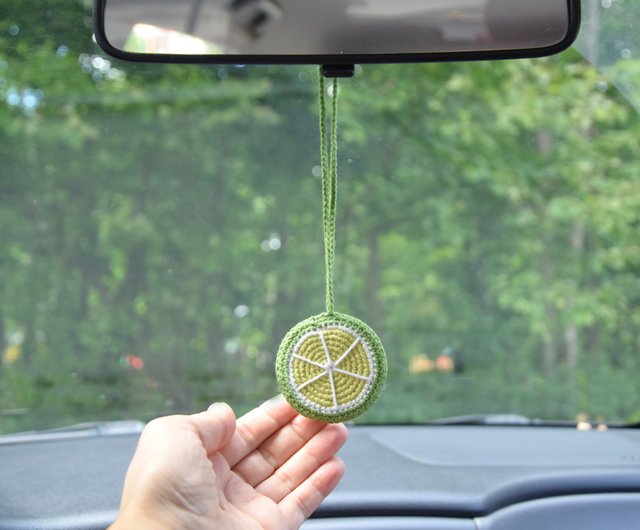 Blingcute | Orange Car Accessories | Car Mirror Hanging Decor