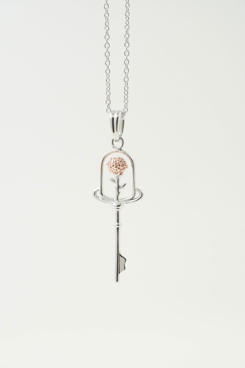 Fouetté x Le Petit Prince - My Rose Necklace - Necklaces - Rose Gold Gold