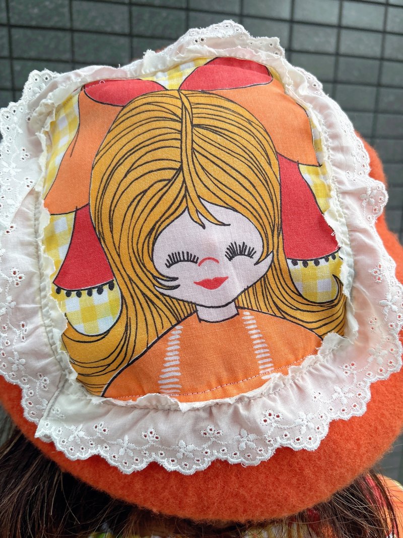 復古貝蕾帽 - 帽子 - 羊毛 