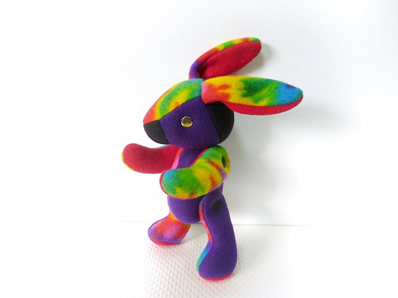 POPO│ Alice rabbit │ hand made. Colorful rainbow colors - ของวางตกแต่ง - วัสดุอื่นๆ หลากหลายสี