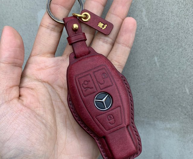 mercedes leather key case