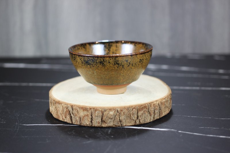 【送禮好物】落葉 天目釉茶杯 茶碗 鶯歌陶藝名家葉敏祥作品 - 茶壺/茶杯/茶具 - 瓷 