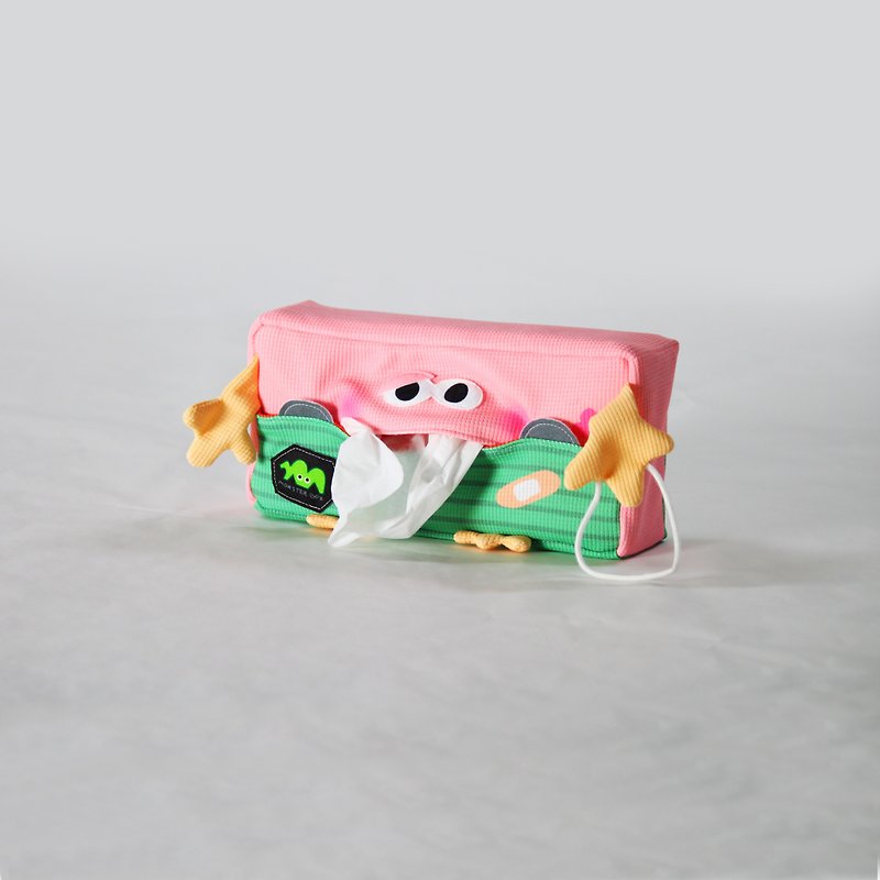 桜もち MONSTER BOX - 紙巾盒 - 聚酯纖維 粉紅色