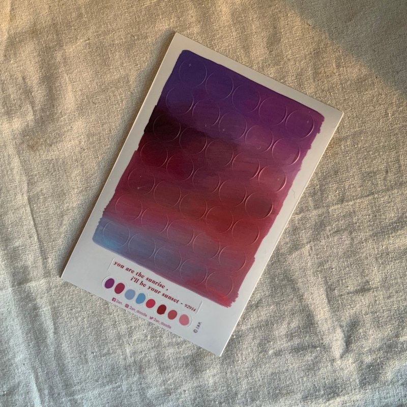 Sticker : Sky01_sunset 92914 - 貼紙 - 紙 