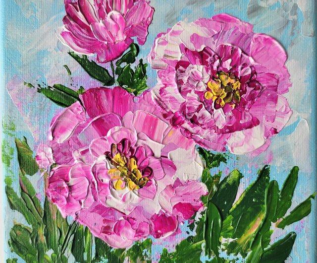 ピンク　ピンクのお花 壁掛けアート 絵画 花の絵 フラワーアート Amazon.co.jp: 絵画 枝にぶら下がっているピンクの花インテリア