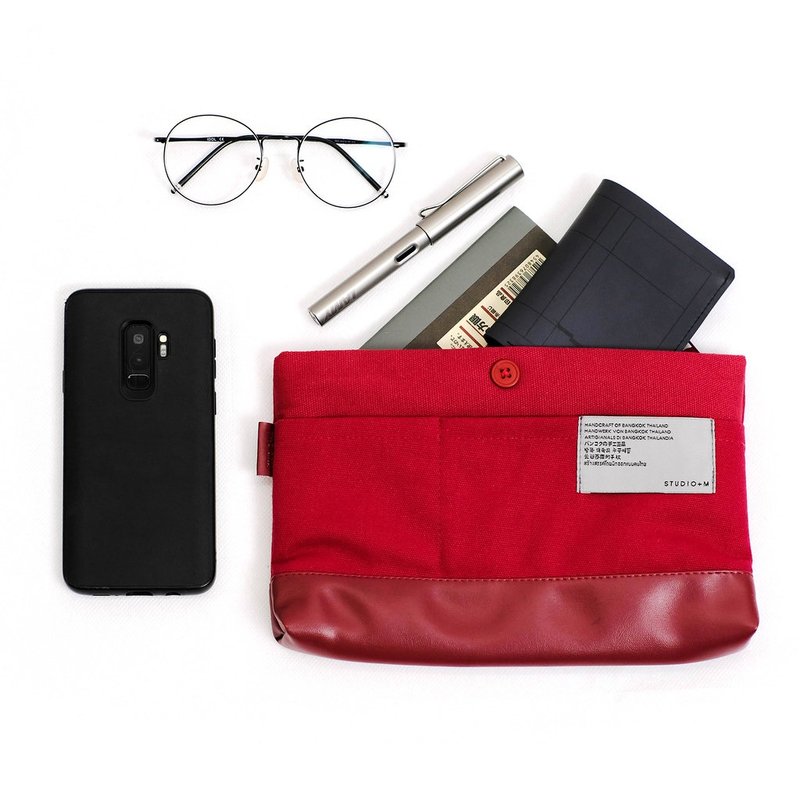 JI-BPAA-TA Pouch #Red - 其他 - 聚酯纖維 紅色
