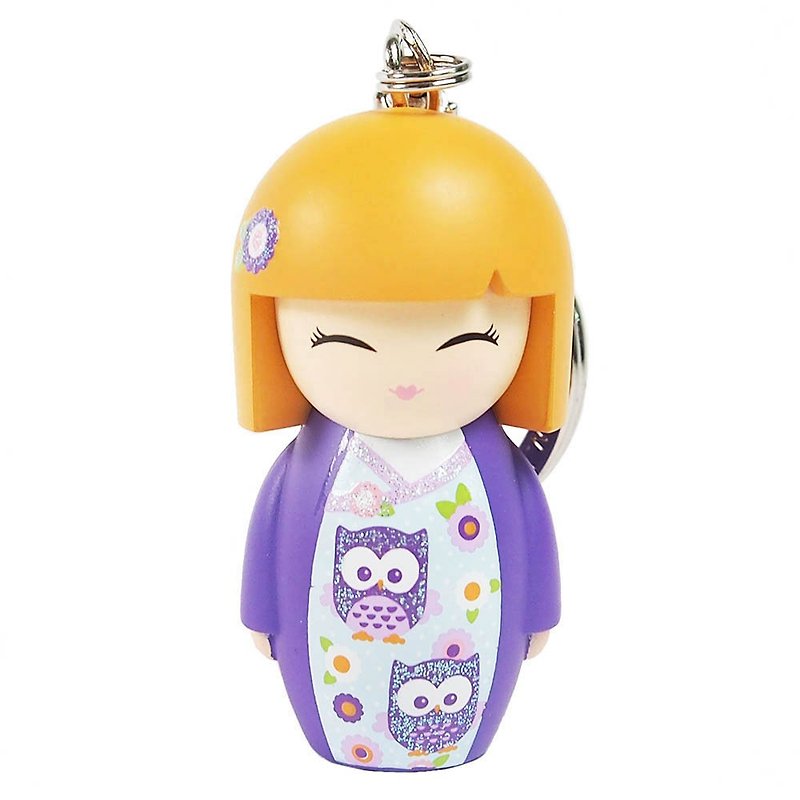 Key ring-Indigo friendship is the best [Kimmi Junior and Fu sister key ring] - Keychains - Resin Multicolor