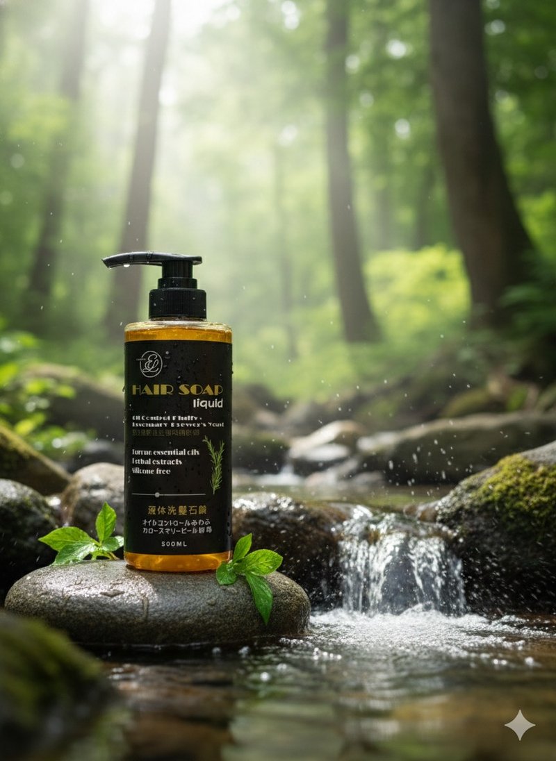 鴻琴生活-逸佳 控油蓬鬆酵母迷迭香洗髮液態皂 - 肥皂/手工皂 - 其他材質 