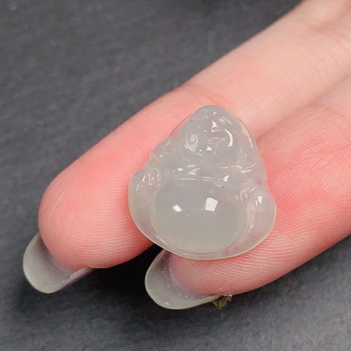 瓔珞珠寶盒 E.L.Jewelry Box 冰種彌勒佛吊墜 | 天然緬甸A貨翡翠 | 送禮