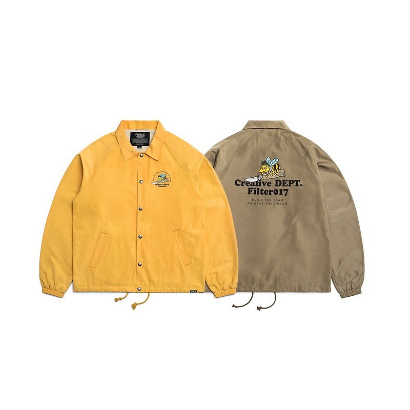 Filter017 黃蜂教練外套 - 中性衛衣/T 恤 - 其他材質 