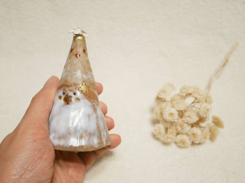 耶誕小樹陶花瓶 遺失的紅鼻子 - 花瓶/花器 - 陶 