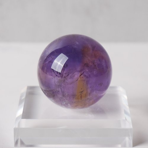 宇宙礦飾 UCHUU Crystal 紫黃晶球 紫水晶 // 智慧 招財開運 // 水晶擺飾 水晶球 附底座