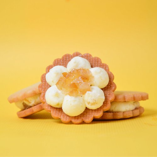 Holi Pastry 厚禮手作甜點 【雪球夾心】酸酸檸檬 奶油夾心餅乾 8入組