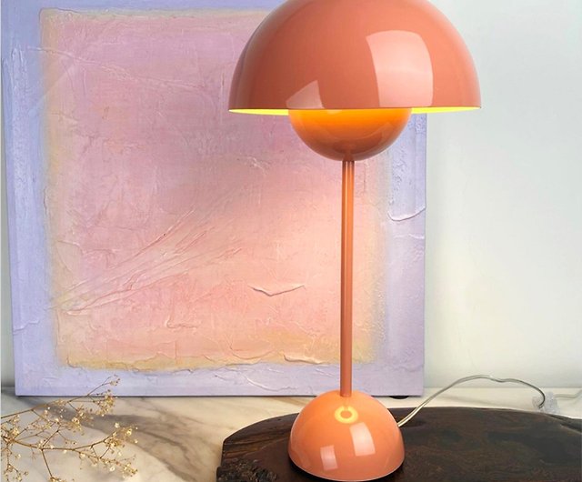 Nordic Style Simple Bud Table Lamp, Pink Flower Floor Lamp