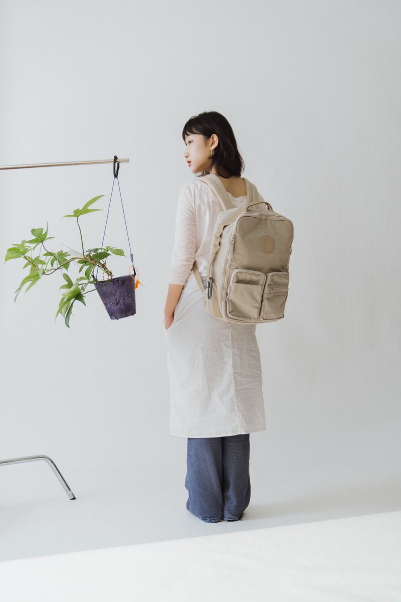 【NETTA】Outdoor Backpack (3 colors) - Backpacks - Nylon Khaki