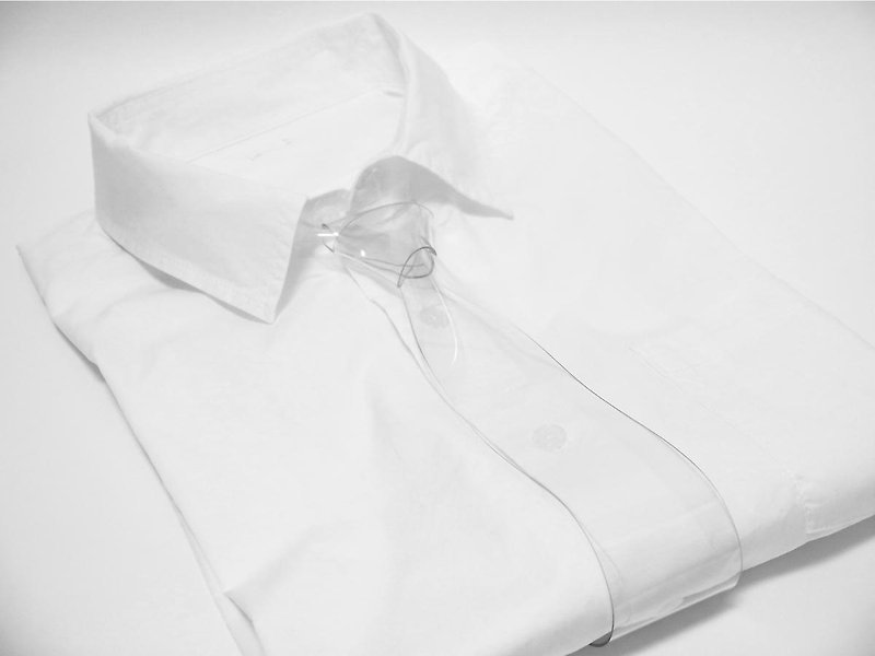 Transparent Necktie EUREKA (Crystal Clear) - เนคไท/ที่หนีบเนคไท - วัสดุอื่นๆ สีใส