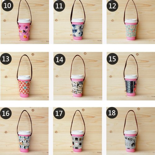 Super business coffee cup bag/cloth cup cover_for middle cup - Shop bustyle  Beverage Holders & Bags - Pinkoi