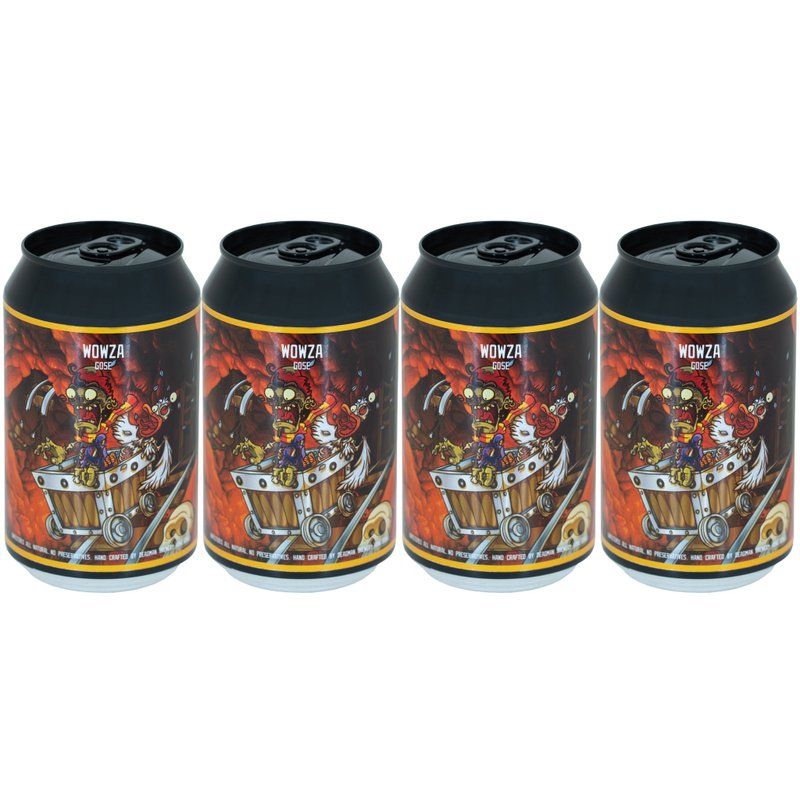 【Hong Kong Craft Beer】Wowza - Leipzig-Style Gose 330ml x4 - Wine, Beer & Spirits - Other Metals 