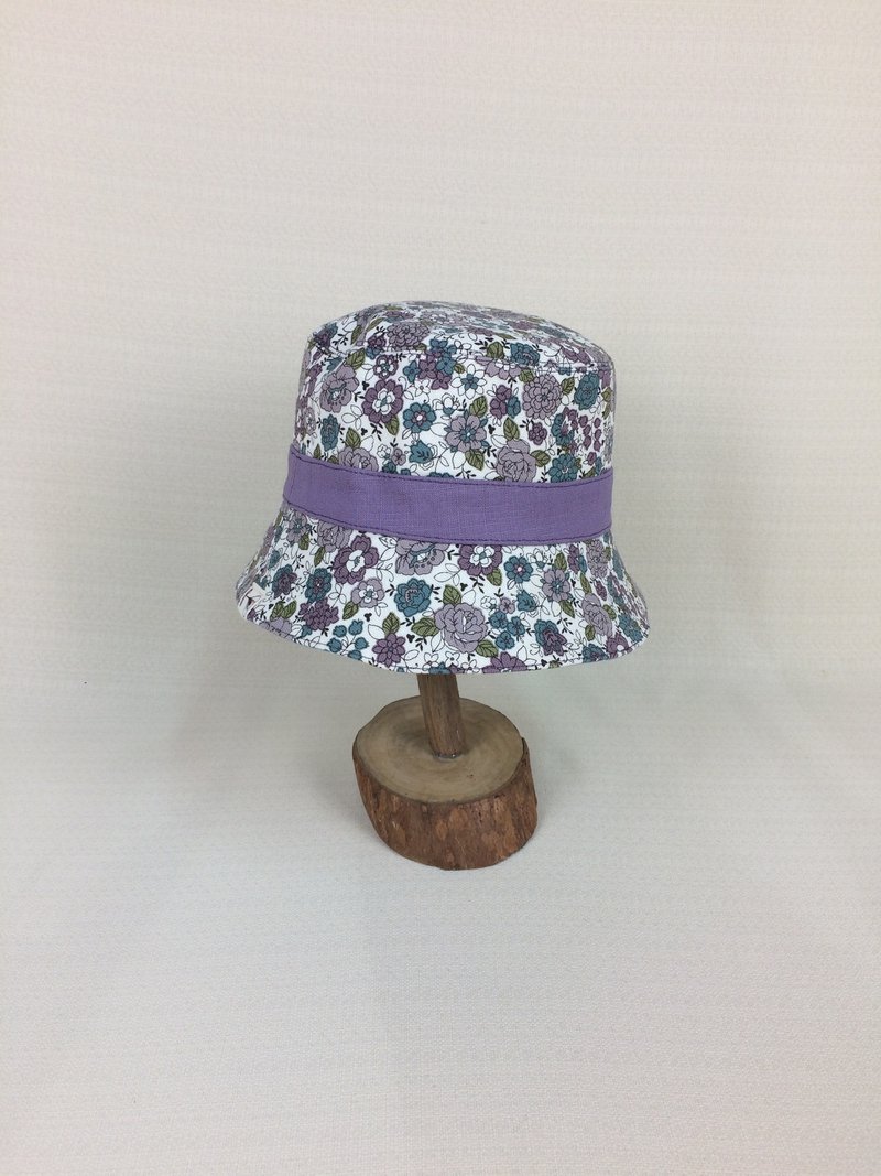 Va Romantic Purple Fisherman's Hat - Bibs - Cotton & Hemp Blue