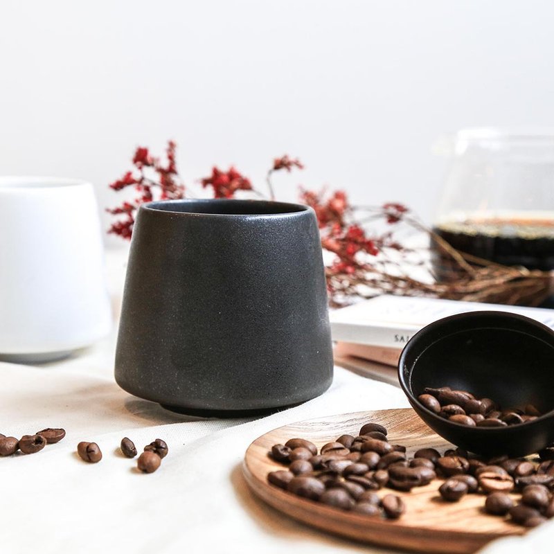 Aroma Flavor Ceramic Coffee Cup 200mL/Japanese Ceramic Tableware - แก้วมัค/แก้วกาแฟ - ดินเผา ขาว