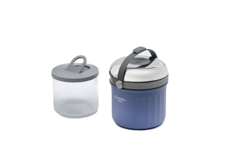 0.5L升不銹鋼保溫飯壺附0.3L玻璃容器 - 淺紫 Tiffin 50 LP - 保溫瓶/保溫杯 - 其他材質 紫色