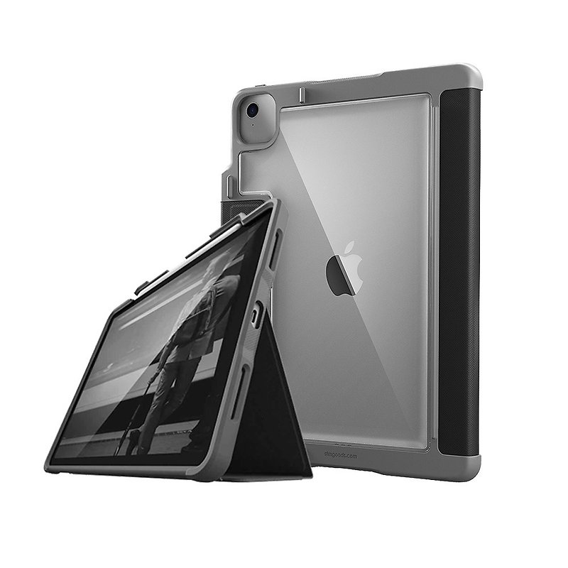 【STM】Dux Plus iPad Air 10.9-inch 4th/5th Gen Protective Case (Black) - เคสแท็บเล็ต - พลาสติก สีดำ
