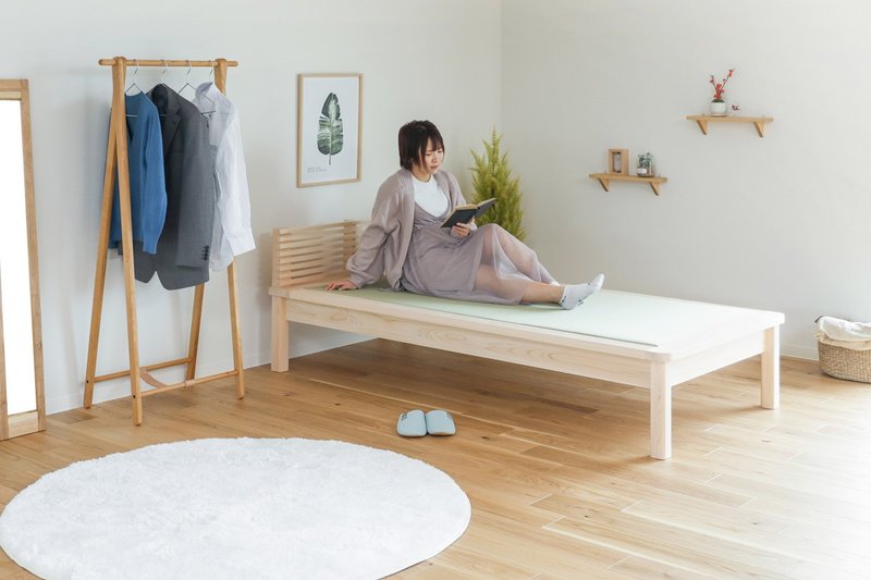 飛驒家具 飛驒Forest 榻榻米床 - 寢具/床包 - 木頭 咖啡色