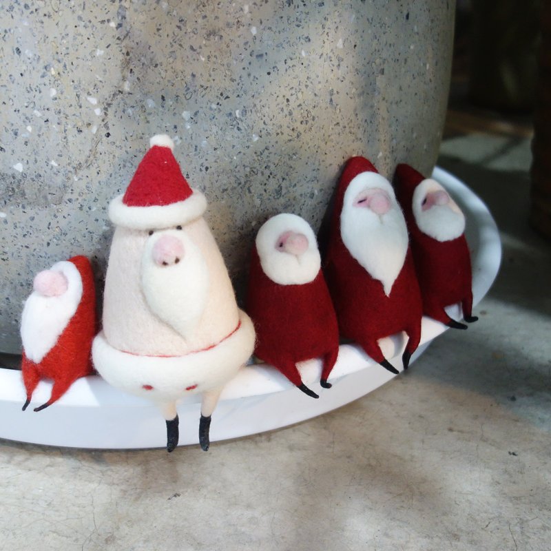 【羊毛氈體驗】聖誕老人來報到—北歐 冬泳場 - 編織/羊毛氈/縫紉 - 羊毛 