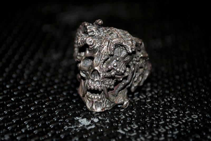 WEIRD FAITH/手作銀飾/戒指/Spider In The Brain - 戒指 - 純銀 銀色