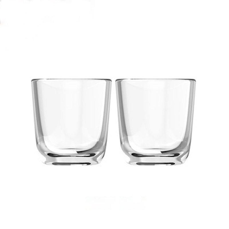 [Free Shipping Special] Think Double Espresso Cup Insulated Glass Espresso Cup 2 Packs 99ml - Cups - Glass Transparent