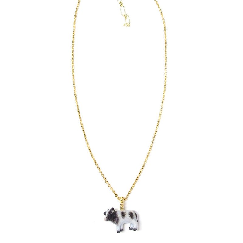 Ox Necklace - Other - Other Metals White