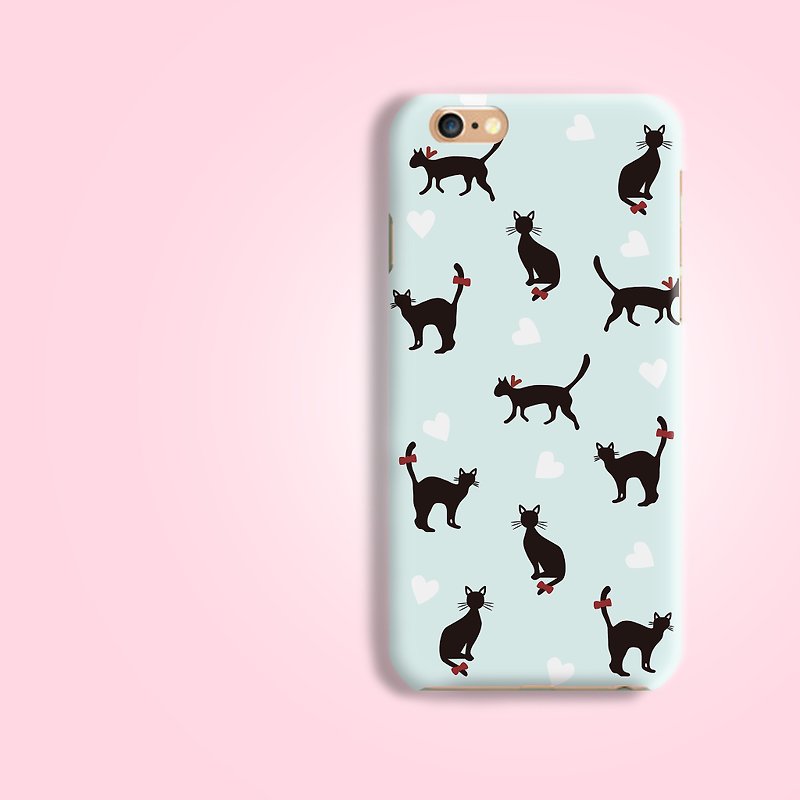 Cat Shadow Strip Frosted Phone Case Hard Shell Protective Case for iphone XS 8 Galaxy S9 note 8 9 - スマホケース - プラスチック 多色