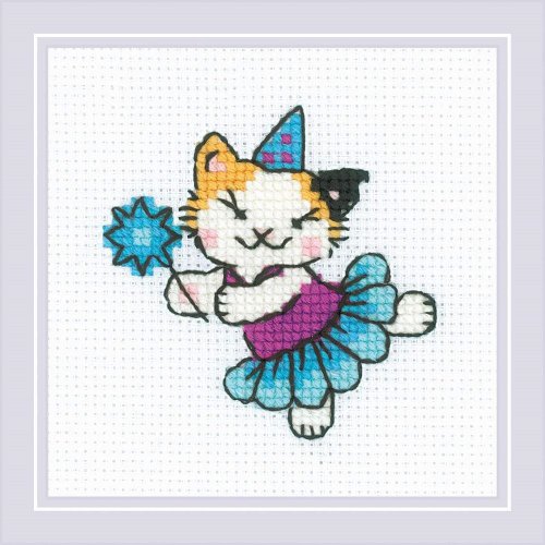 MARUMi刺繡手作 RIOLIS 十字繡材料包 - 小貓情侶系列 - 我是女生