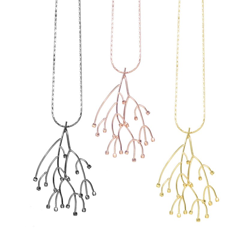 【雙11折扣】Silver Necklace , Branch Necklace - 項鍊 - 純銀 