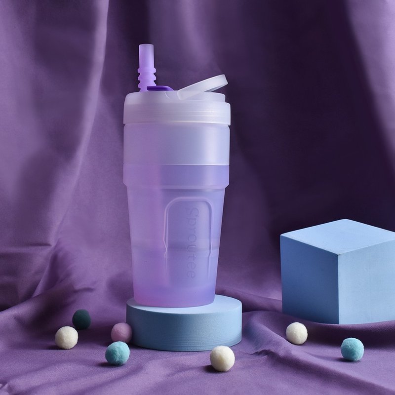 Fantasy Dreamland Series - Food Cup = Honesty 730ml Large Capacity Cheshire Purple - Cups - Silicone 