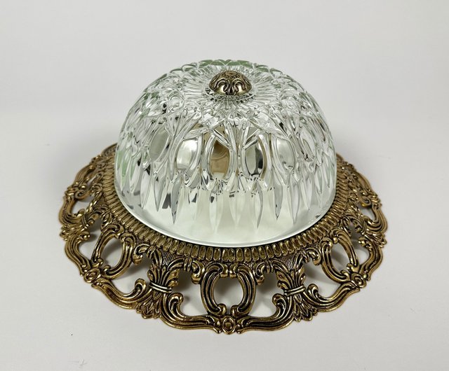 ベルギーアンティーク クリスタルペンダントライト