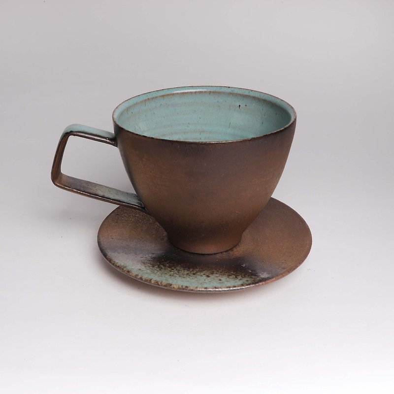 Mingyao Kiln l Liuxin Tianqing Coffee Cup Set - Mugs - Pottery Multicolor
