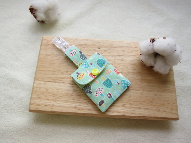 【平安福袋】愛麗絲的彩色香菇朵朵平安福袋(青綠色) - 彌月禮盒 - 其他材質 綠色