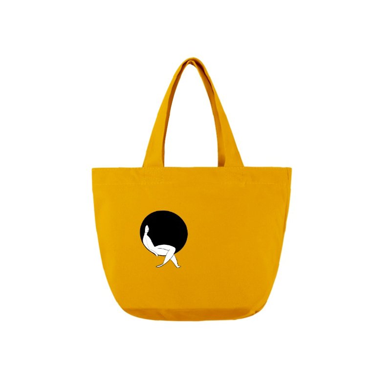 rest bag - กระเป๋าถือ - ผ้าฝ้าย/ผ้าลินิน สีส้ม