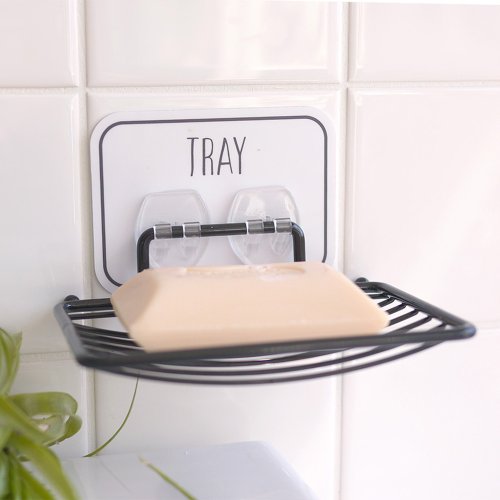PALAS & DÉCORÉ LUONNOS 肥皂瀝水架 Otel Magic Sticky Hook Drainer Soap Dish 水切りソープトレイ