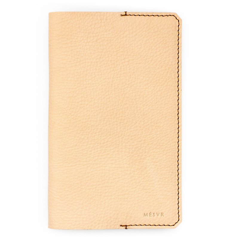 WILD I Notebook B6 Slim MIDORI - สมุดบันทึก/สมุดปฏิทิน - หนังแท้ สีนำ้ตาล