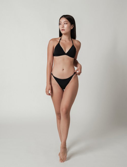 Black Classic Black/ Heniochus Hook Thong/ Bottom - Shop TIMU AQUA Women's  Swimwear - Pinkoi