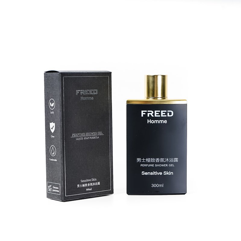 FREED男士極致香氛沐浴乳(手工皂液態配方) - 沐浴乳/沐浴用品 - 塑膠 黑色